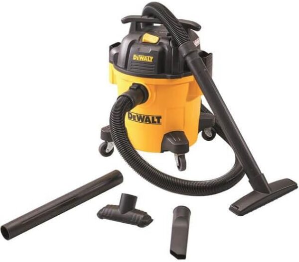 DeWalt DXV20PA Wet and Dry Vacuum Cleaner 240v also converts into a blower – polymer body can withstand the rigors of tough job sites – built-in drain port allows for convenient emptying of liquids