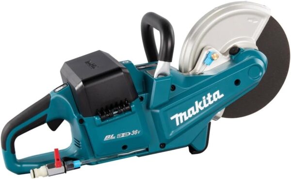 Makita DCE090ZX1 Twin 18V (36V) Li-ion LXT Brushless 230mm Disc Cutter – Batteries and Charger Not Included, Blue/Black