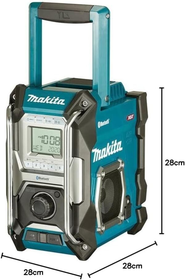 Makita MR002GZ 12V Max / 40V Max Li-ion CXT/LXT/XGT Job Site Radio with Bluetooth – Batteries and Charger Not Included