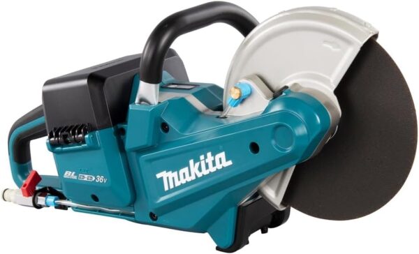 Makita DCE090ZX1 Twin 18V (36V) Li-ion LXT Brushless 230mm Disc Cutter – Batteries and Charger Not Included, Blue/Black