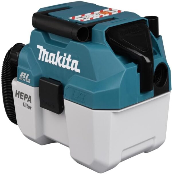 Makita DVC750LZ 18V Li-ion LXT Brushless L-Class Vacuum Cleaner – Batteries and Charger Not Included, Blue