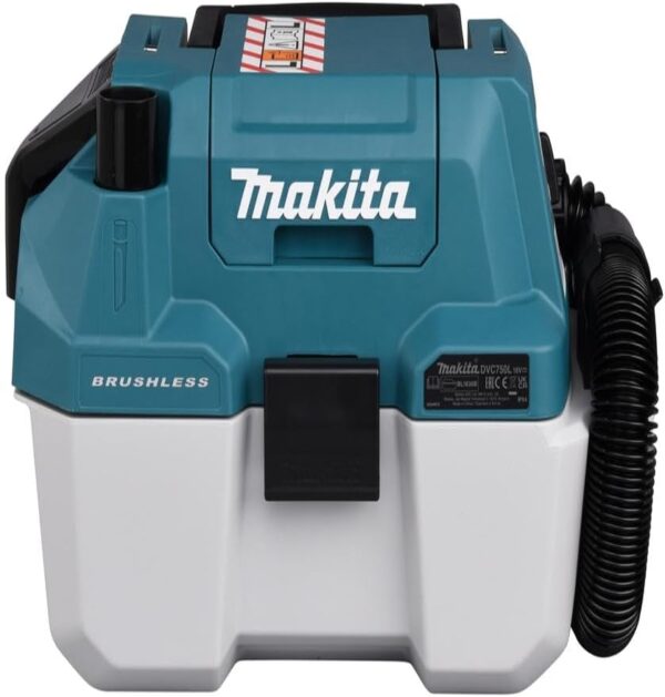 Makita DVC750LZ 18V Li-ion LXT Brushless L-Class Vacuum Cleaner – Batteries and Charger Not Included, Blue