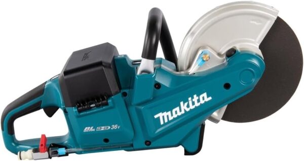 Makita DCE090ZX1 Twin 18V (36V) Li-ion LXT Brushless 230mm Disc Cutter – Batteries and Charger Not Included, Blue/Black