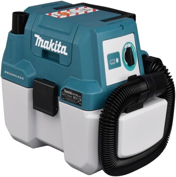 Makita DVC750LZ 18V Li-ion LXT Brushless L-Class Vacuum Cleaner – Batteries and Charger Not Included, Blue