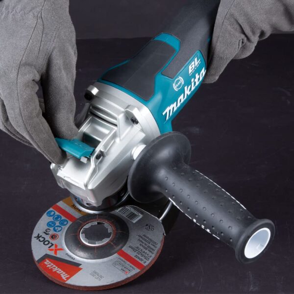 Makita DGA519Z 18V Li-ion LXT 125mm Brushless X-Lock Angle Grinder – Batteries and Charger Not Included