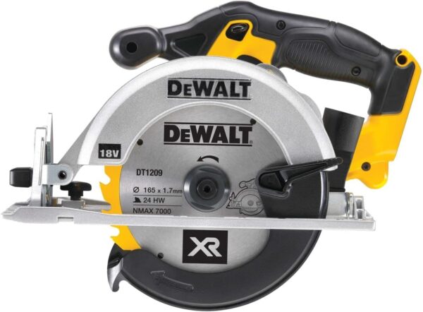 DEWALT DCS391 Circular Saw XR 165 mm Bare Unit, 9 W, 18 V, Yellow/Black
