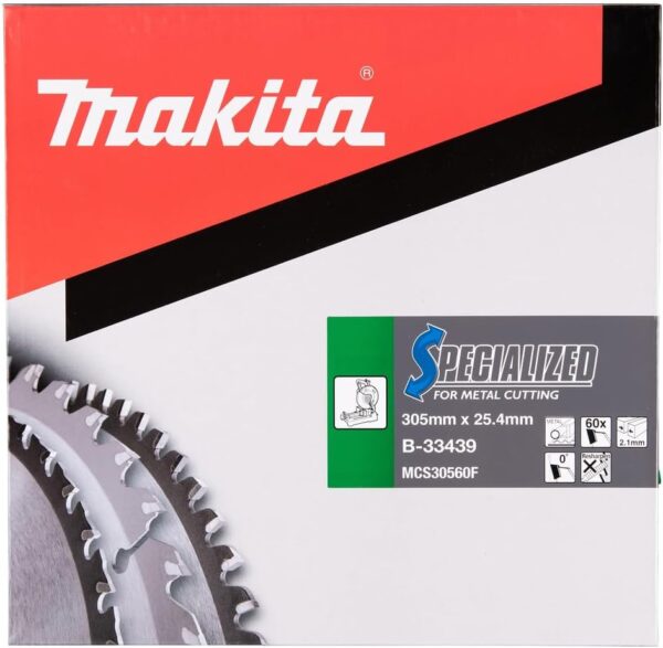 Makita B-33439 Specialized Metal Cutting Saw Blade 305×25.4x60T