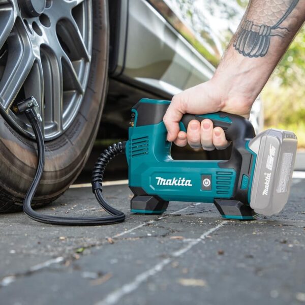 Makita DMP180Z 18V Li-ion LXT Inflator – Batteries and Charger Not Included, Blue/Silver, M