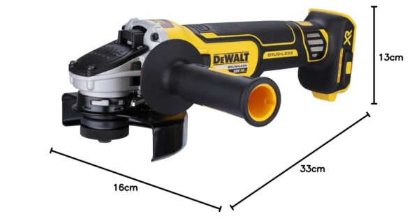 DEWALT DCG405N-XJ 18V XR Brushless 125mm Angle Grinder, Multi-Colour