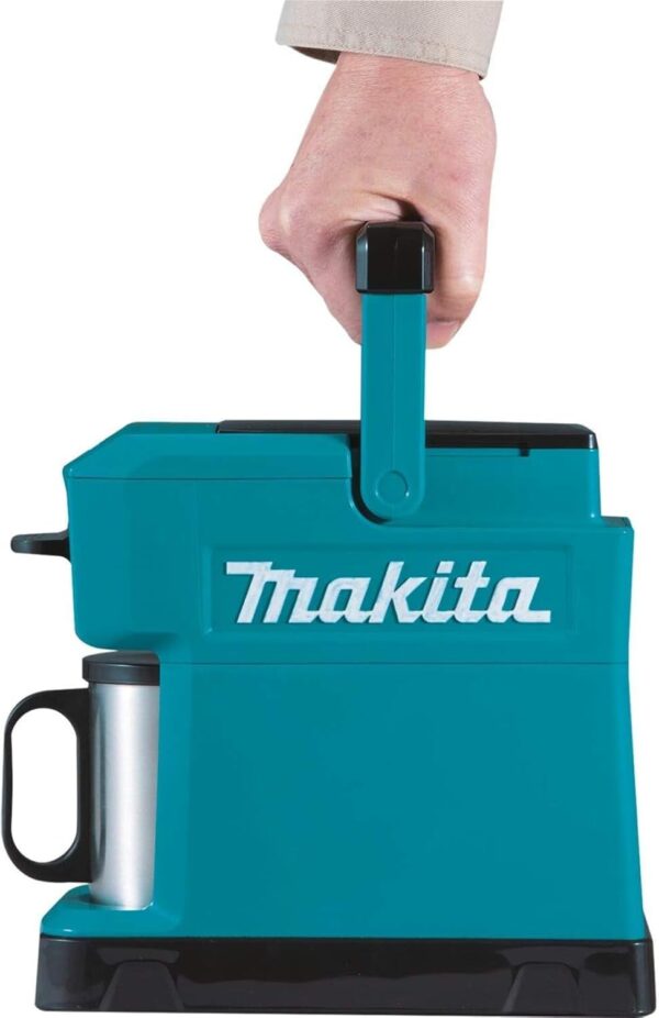 Makita DCM501Z Li-Ion Cordless Coffee Maker, Batteries and Charger Not Included, Blue, 10.8 V to 18 V