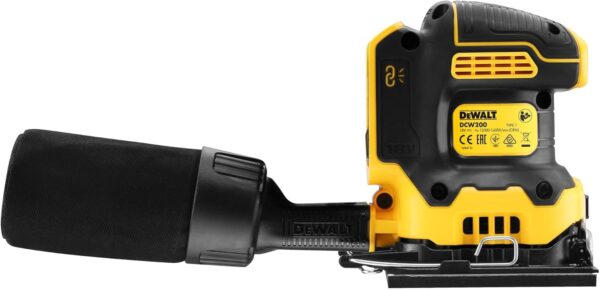 DEWALT DCW200N-XJ 18V XR Brushless 1/4 Sheet Palm Sander (Bare Unit)
