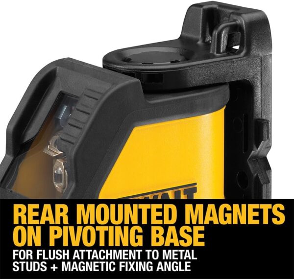 DEWALT DW088CG-XJ 2-Way Self Levelling Cross Line Green Beam Laser with Carry Case