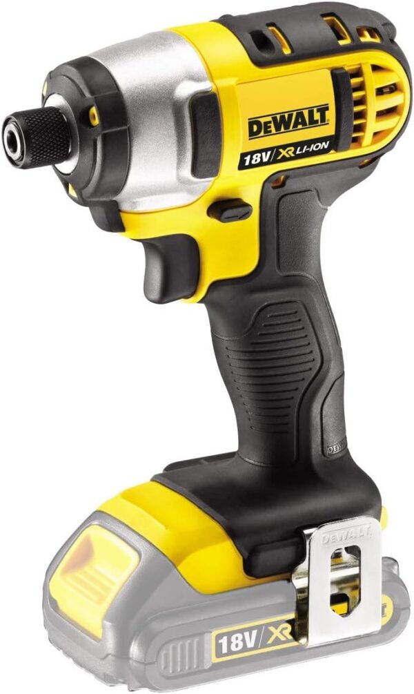 DEWALT DCF885N-GB XR Lithium-Ion Impact Driver, 18V, 14.1cm x 7.8cm x 23.6cm