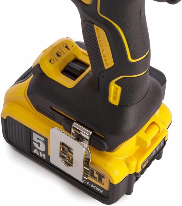 DEWALT DCD796P1-GB XR Brushless Compact Lithium-Ion Combi Drill, 18 V, Yellow/Black