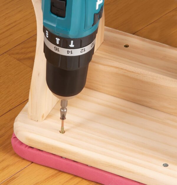 Makita HP488DAEX1 18V G-Series Combi Drill Complete with 2 x 2.0 Ah Batteries, Charger and 74 Piece Bit Set Supplied in a Carry Case, White, Grey