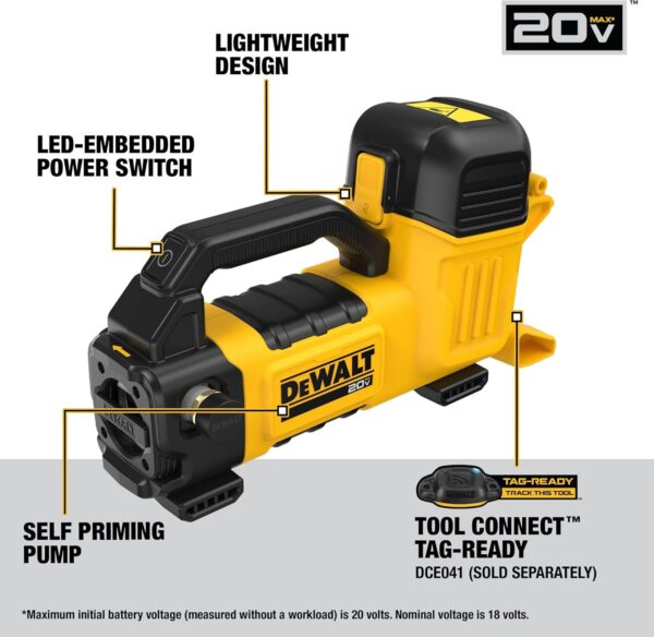 DEWALT 20V MAX Transfer Pump (DCE050B)