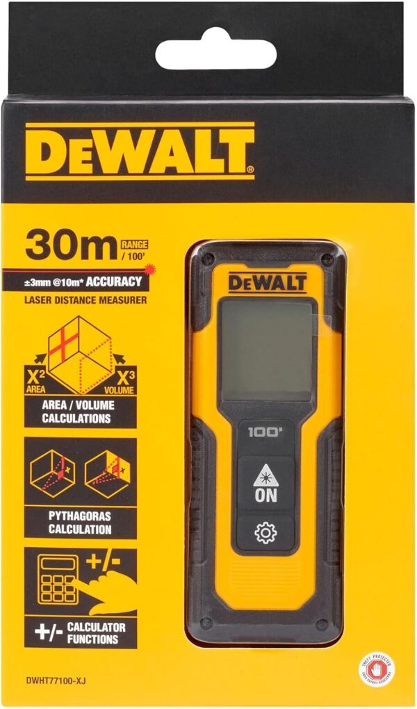 DEWALT DWHT77100-XJ Laser Distance Measurer 30m