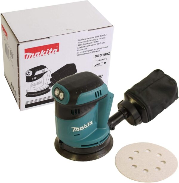 Makita DBO180Z 18V Li-Ion LXT Sander – Batteries and Charger Not Included