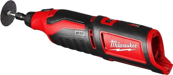 Milwaukee M12BLROT-0 12V Cordless Brushless Rotary Tool Bare Unit – Black – 1 Unit