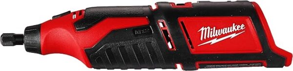 Milwaukee M12BLROT-0 12V Cordless Brushless Rotary Tool Bare Unit – Black – 1 Unit