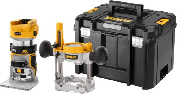 DEWALT 18V XR Brushless 1/4 in. (8mm) Compact Router, Tool Only, DCW604NT-XJ