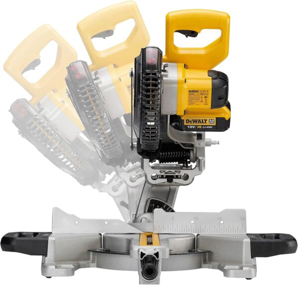 DEWALT DCS365N-XJ Mitre Saw XR 184 mm with XPS-Bare Unit, 590 W, 18V