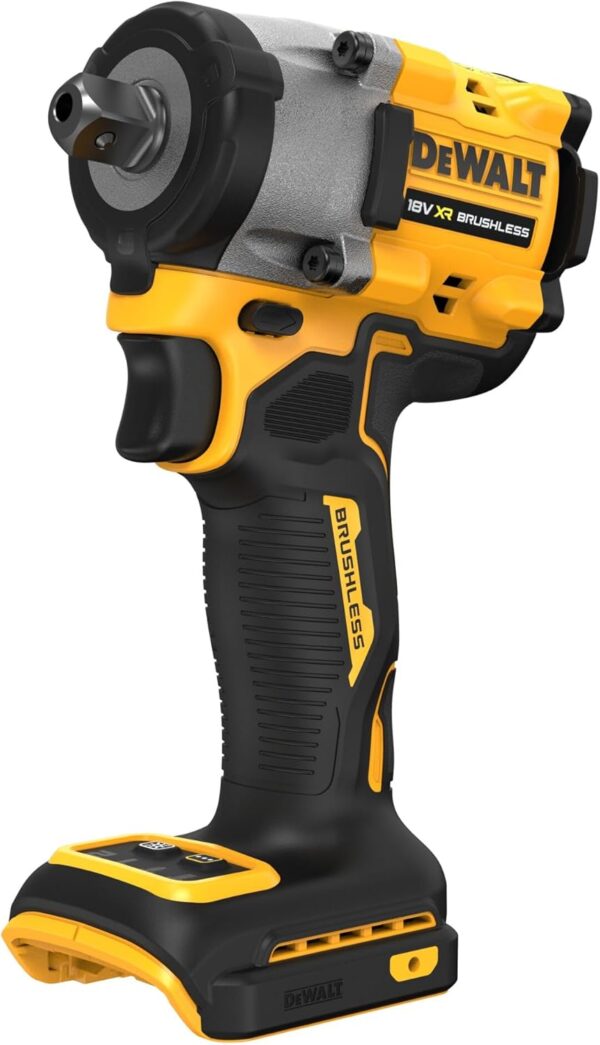 DEWALT DCF922N-XJ 18V XR Brushless Compact 1/2 Inch Detent Pin Anvil Impact Wrench – Bare Unit