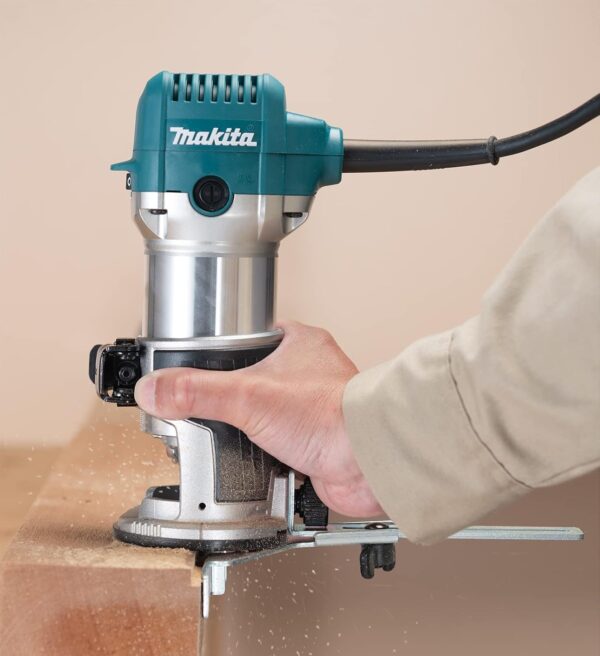 Makita RT0702CX4/2 240V ¼” Router Trimmer Supplied with Trimmer Base