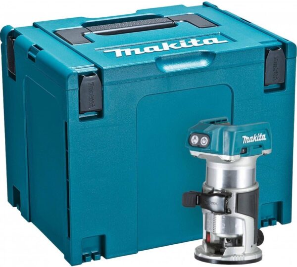 Makita DRT50ZJ 18V Li-Ion LXT Brushless Router Trimmer Supplied in A Makpac Case – Batteries and Charger Not Included