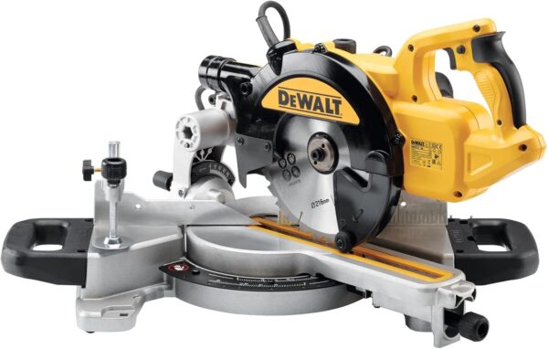 DEWALT DWS774-GB 216-mm 230V Slide Mitre Saw with XPS – Yellow/Black