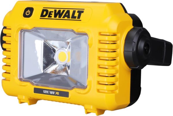 DEWALT DCL077 Battery-Powered Construction Light 2000 Lumen Building Site Light Bulb 3 Level Light Strength Setting