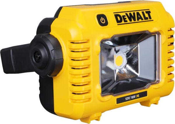 DEWALT DCL077 Battery-Powered Construction Light 2000 Lumen Building Site Light Bulb 3 Level Light Strength Setting