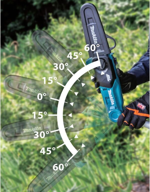 Makita DUA200Z 18V Li-ion LXT Brushless 200 mm Polesaw, Batteries and Charger Not Included