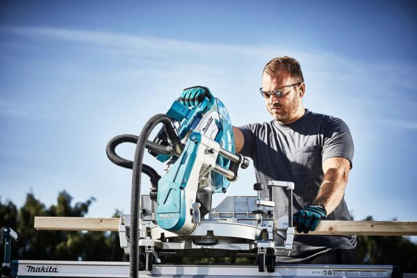 Makita DLS211ZU Twin 18V (36V) Li-Ion LXT Brushless 305mm Slide Compound Mitre Saw – Batteries and Charger Not Included