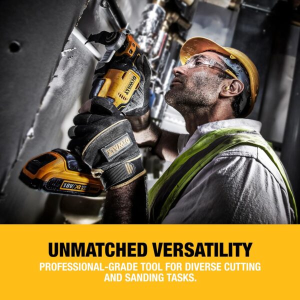 DEWALT 18V XR Brushless Oscillating Multi-Tool, Bare Unit, DCS355N-XJ