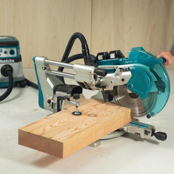 Makita DLS211ZU Twin 18V (36V) Li-Ion LXT Brushless 305mm Slide Compound Mitre Saw – Batteries and Charger Not Included