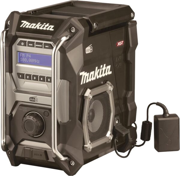 Makita MR003GZ01 12V Max To 40V Max Li-ion CXT/LXT/XGT DAB/DAB+ Job Site Radio – Batteries And Charger Not Included