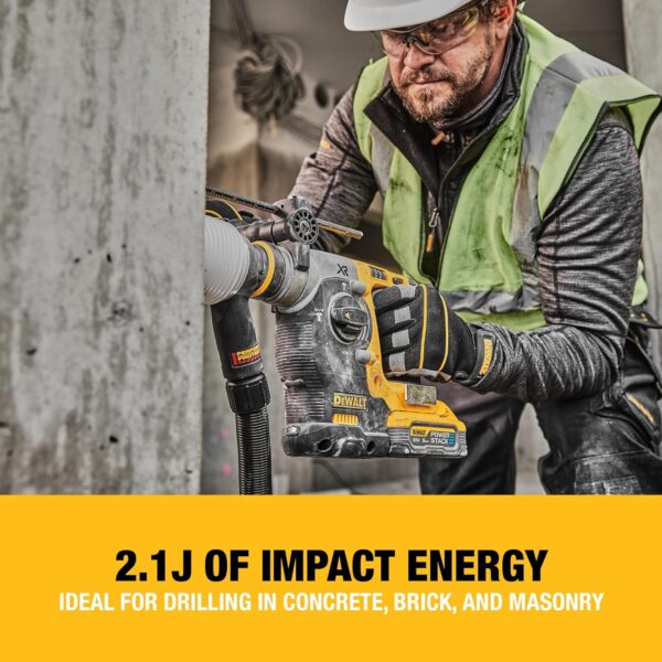 DEWALT 18V XR Brushless 24mm SDS-Plus Hammer Drill, Bare Unit, DCH273N-XJ