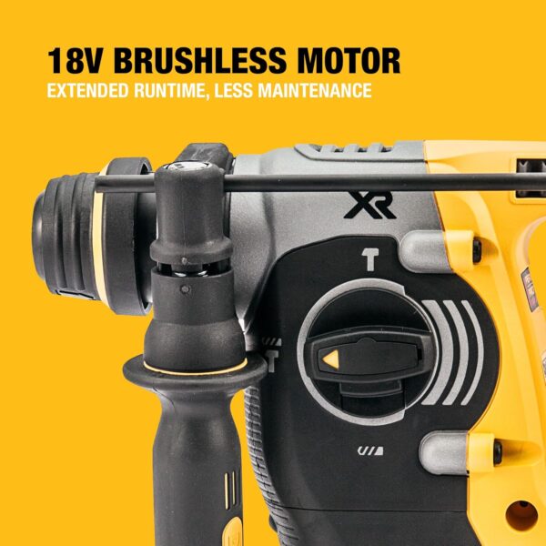 DEWALT 18V XR Brushless 24mm SDS-Plus Hammer Drill, Bare Unit, DCH273N-XJ