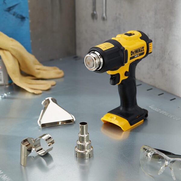 DEWALT DCE530N-XJ Cordless hot air Gun, 18V (Base), Black/Yellow [Energy Class A+]