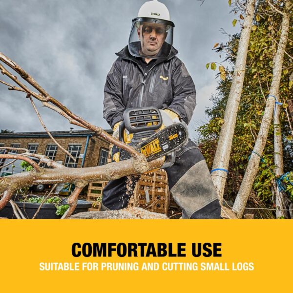 DEWALT 18V XR Brushless 30cm Compact Chainsaw, Tool Only, DCM565N-XJ