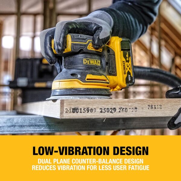 DEWALT 18V XR Brushless 125mm Sander, Bare Unit, DCW210N-XJ